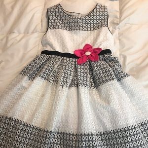 Girls’ Fancy Sleeveless Dress, Size 7